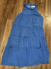 Impressions Boho Blue Dress- Medium