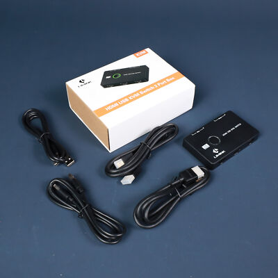  LIMINK Computer peripheral devices HDMII USB KVM Switch 2 Port Box