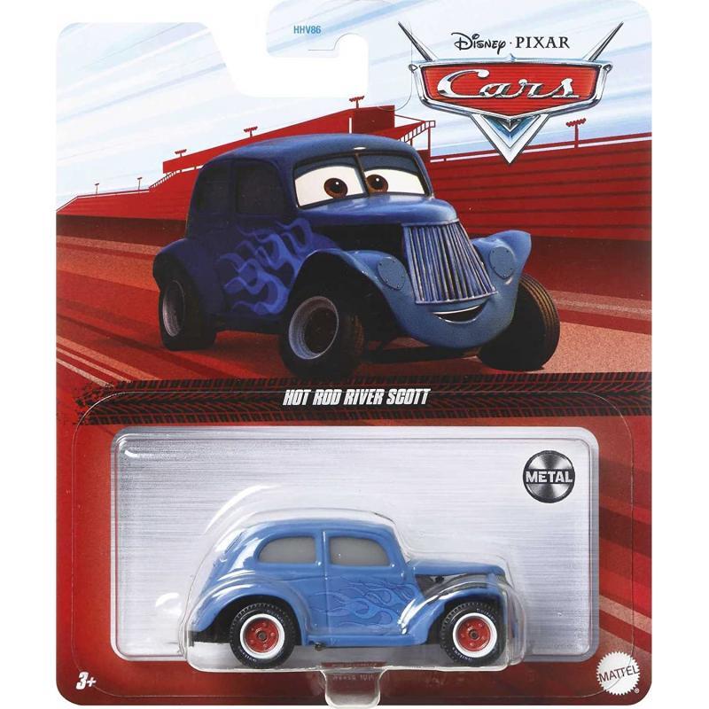 Mattel GCC62 Disney Pixar Cars Hot Rod River Scott Spielzeug Auto Rennwagen 1:55