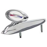 1964-65 Falcon Hood Ornament Chrome Emblem Crest Sprint Futura Ford on sale 1964-65 Falcon Hood Ornament Chrome Emblem Crest Sprint Futura Ford on sale