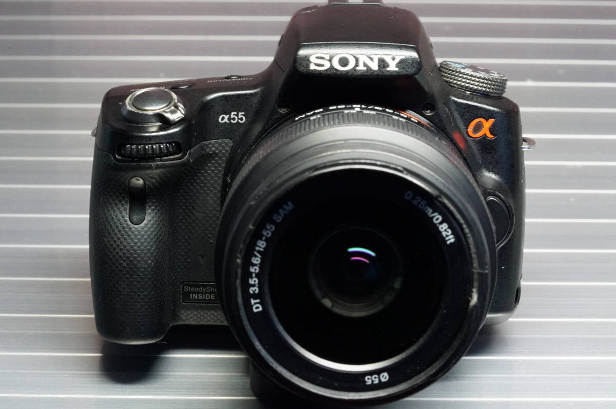 SONY a55 Digital Camera SLT-A55V w/18-55mm Lens Japanese SONY a55 Digital Camera SLT-A55V w/18-55mm Lens Japanese