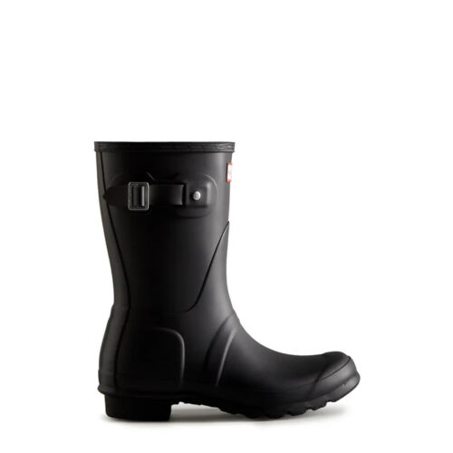 Hunter "Original Short Boot" Women's Waterproof Rain & Farm Boots (Matte Black)