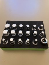 18PC 3/8 DR MASTER DRAIN PLUG KEY SET Sump Sockets Torx Hex Splines