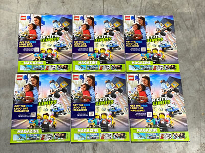 Lot Of 6, Lego Life Magazine March 2023 Issue Your City No Limits New