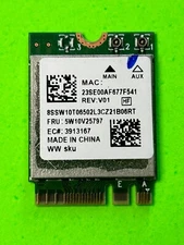 5W10V25797 REALTEK RTL8852AE M.2 2230 PCI-E WIFI 6 802.11AX 5.0 CARD