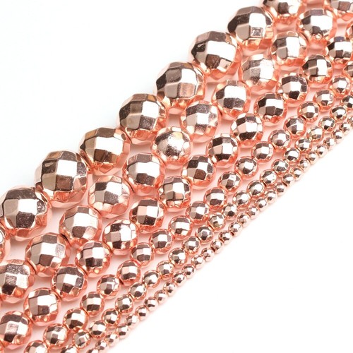 2 3 4 6 8 10 12mm Natural Stone Faceted Round Loose Bead For Jewelry Making - Picture 17 of 59