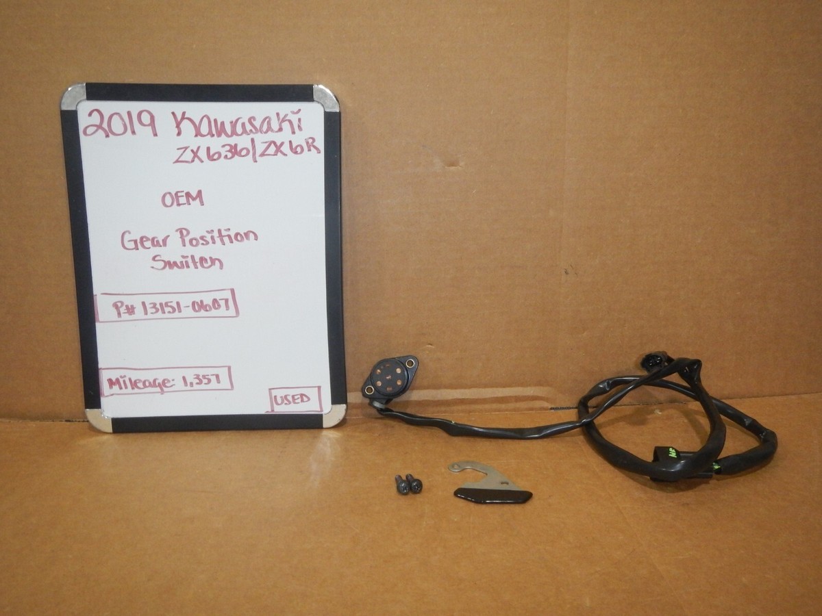 2019 Kawasaki ZX6R/636 OEM Gear Position Switch/Sensor 13151-0607