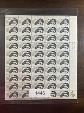 1446 US Mint Sheet, 8 Cent Sidney Lanier Poet, Mint NH