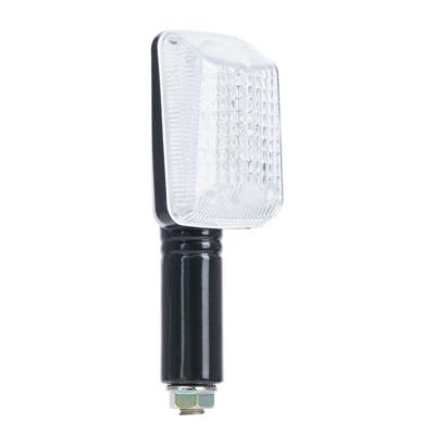 Motorcycle Blinker Rectangle Oxford Rectangle LED Motorcycle Indicators Long Stem Bike Scooter Turn ...