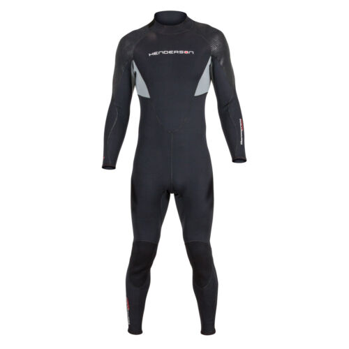 Open Box Henderson 3mm Mens Thermoprene Pro Back Zip Wetsui - Black - Large - Picture 1 of 4