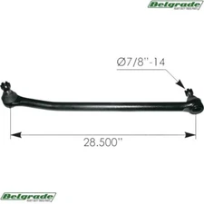 463.DS5515 Drag Link 28.500in CtoC IHC/Ford/BBus 3534115C91 4C4Z3304BA