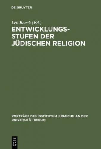 Thumbnail - Entwicklungsstufen Der Jüdischen Religion 6762