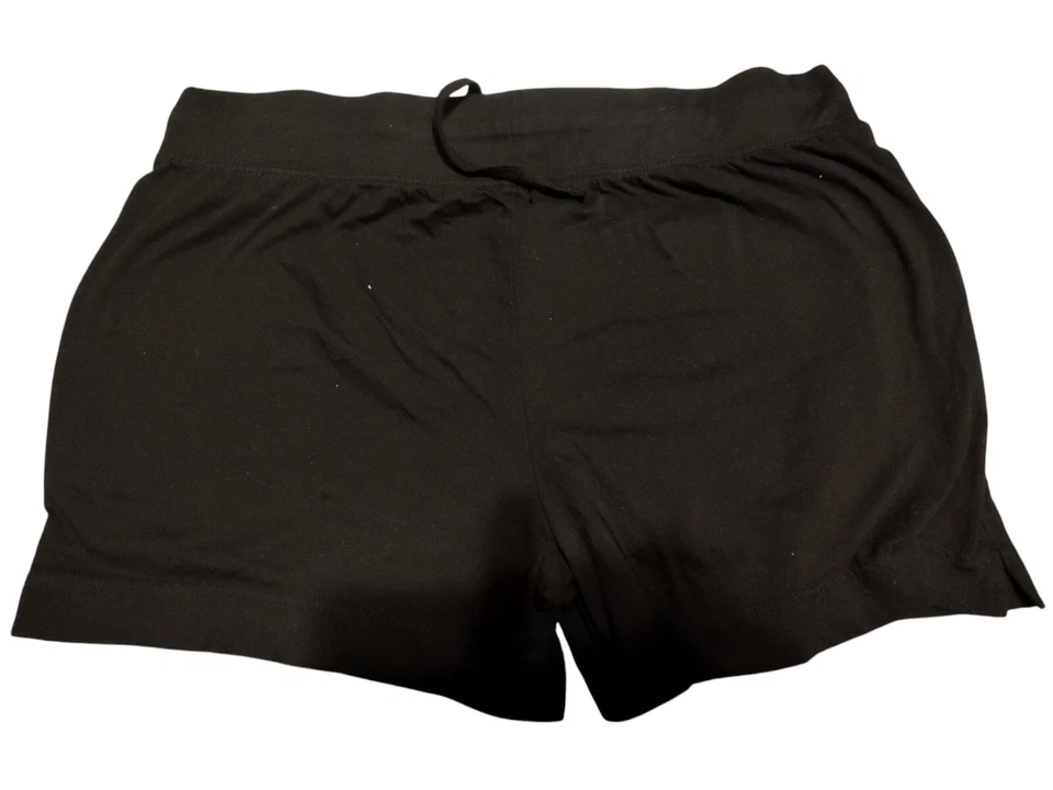 Pantalones Cortos Jockey Mujer Talla LG Negros 100% ALGODÓN Cordón BOLSILLO Lujo Salón Foto 2 de 4