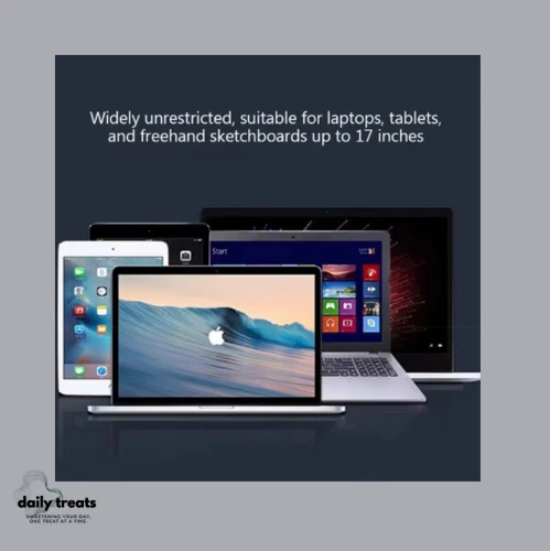 Foldable Aluminum Alloy Laptop Stand for Macbook & Notebooks 10-17 Inch