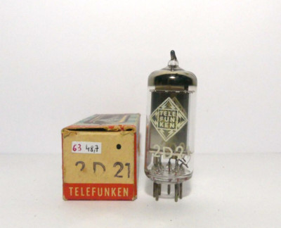 2D21 TELEFUNKEN # NOS # TESTED ON METRIX 310CTR & TV7D/U X1