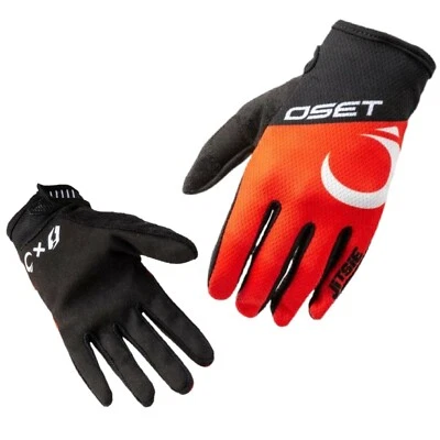 OSET by Jitsie Kids Childrens Trials Trial Bike Riding Gloves - NEW RED