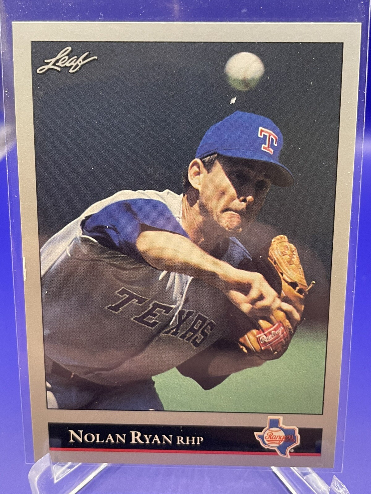 Nolan Ryan  #41 1992 Leaf Rangers