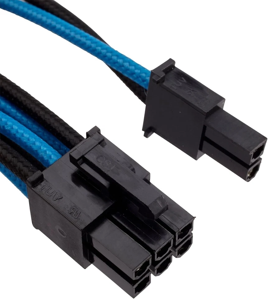 Corsair CP-8920185 PCle Individually Sleeved Cable Dual 8-Pin (6+2) - Image 2 of 2