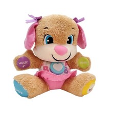 Fisher-Price Laugh  Learn Smart Stages Sis Puppy Plush Toy Speaks  Lights Up