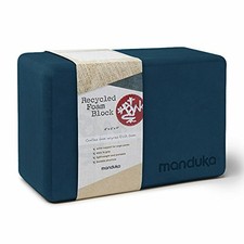 manduka recycled foam yoga block