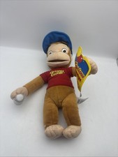 Curious George Plush Baseball Hat  Ball PBS Kids Kellitoy NWT