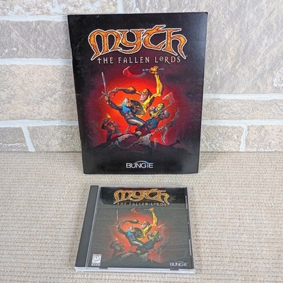 Myth The Fallen Lords PC CD-ROM Game Bungie 1997 ESRB M Complete w/ Manual