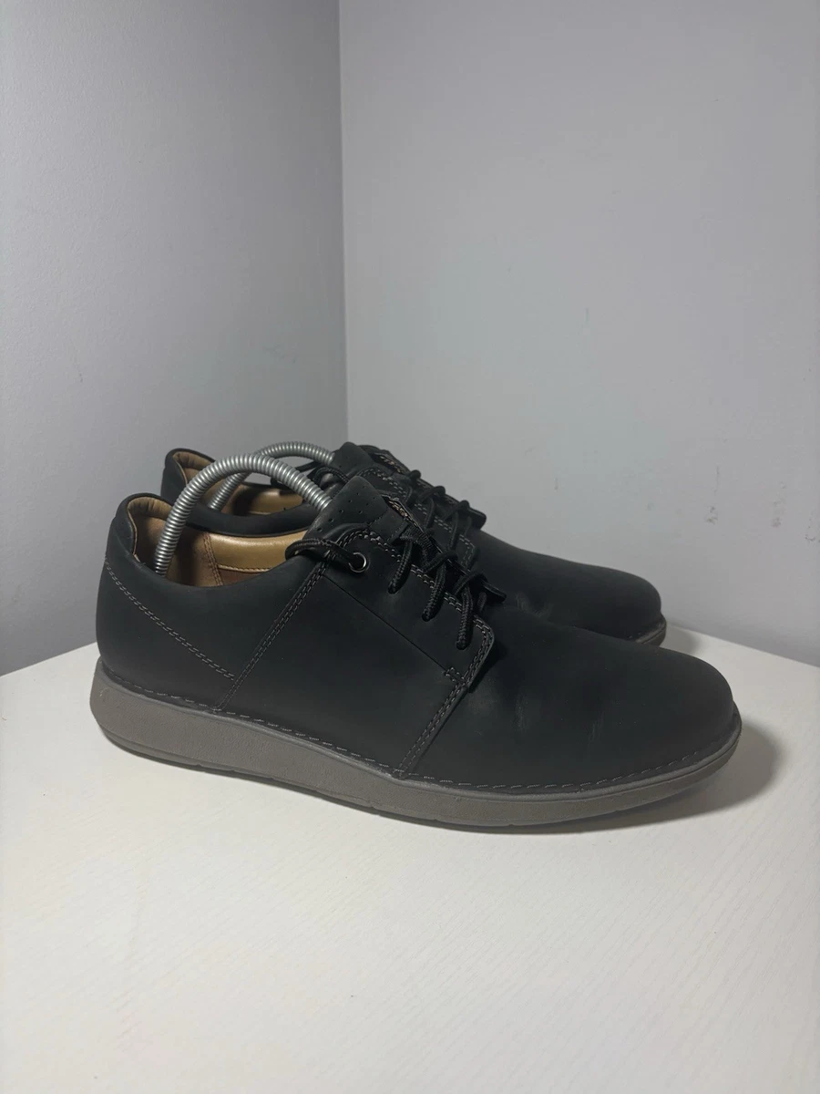 Clarks Heren Cotrell Walk Oxford, VS, Zwarte olieachtige lea, 45 EU
