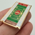 1990 49ers Opening Game Day Ticket Pin Redskins World Champs SF NFL Vintage — photo 2