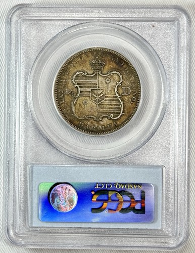 1883 Hawaii Half Dollar 50c PCGS XF40 komplett original Münze Kingdom Hawaiian - Bild 2 von 4