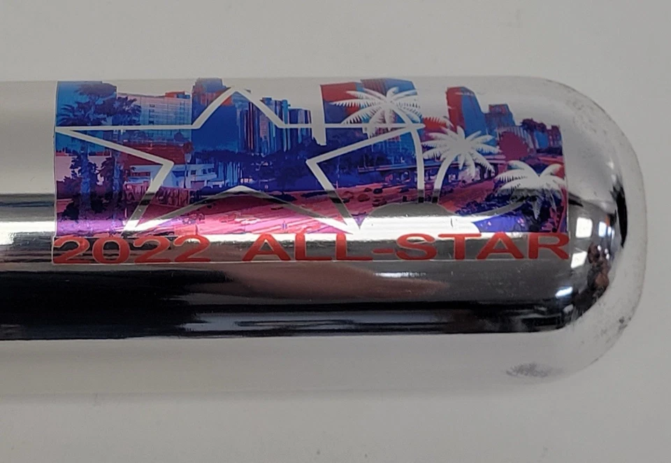 Rafael Devers Signed 2022 All-Star Chrome Bat LE #11/11 PSA/DNA Red Sox - Image 3 of 4