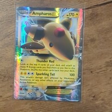 Ampharos EX 27/98 Ultra Rare XY-Ancient Origins Holo 170 HP Sparkling Tail HP on eBay