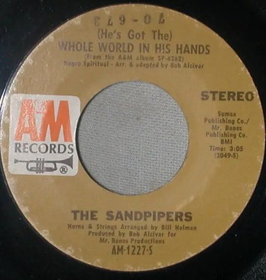 The Sandpipers Free To Carry On / (Hes Got The) Whole World In His Hands