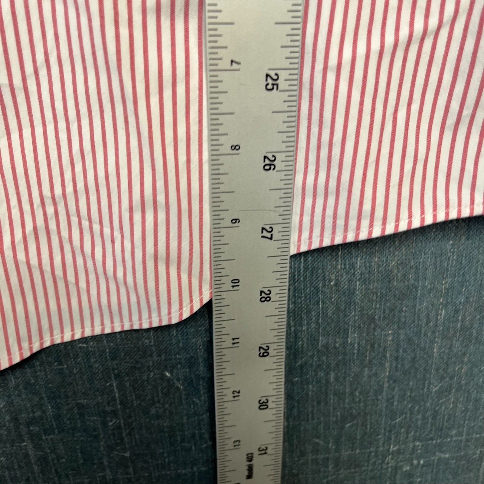 Brooks Brothers Original Polo Men's Shirt Size L Red White Striped Button Down thumbnail 8