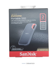 SanDisk 2TB Extreme External Solid State Drive USB-C , Black - SDSSDE61-2T00-G25