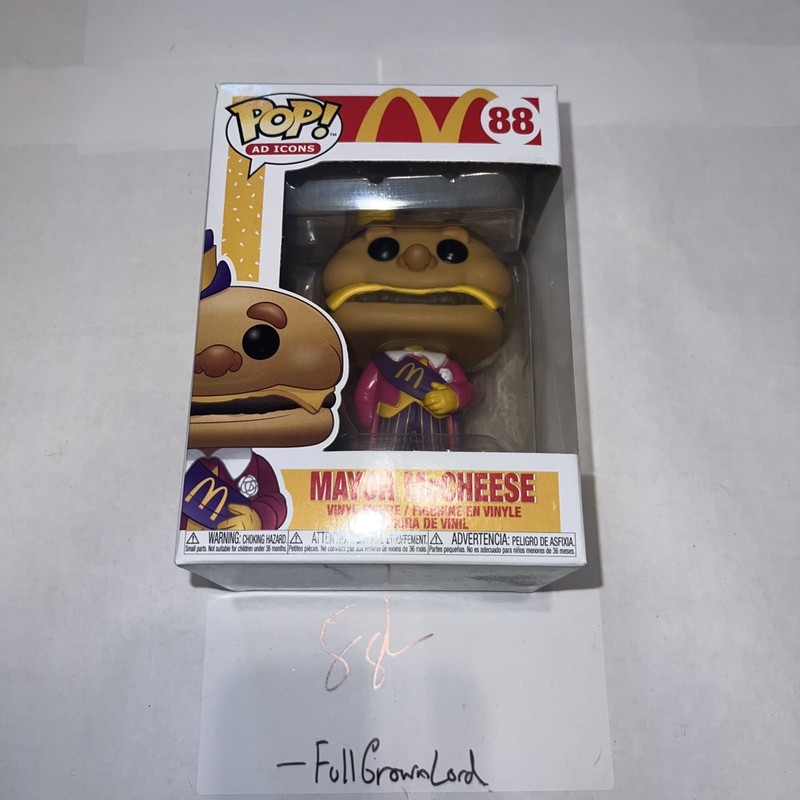 Funko Pop! Vinyl: McDonald's - Mayor McCheese #88 (SUNFADED ON BACK)