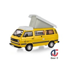 Schuco 1:43 Volkswagen VW T3a Westfalia Yellow Camper Van Alloy Car Model