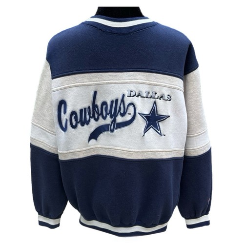Vintage Dallas Cowboys Sweatshirt 90s Logo 7 Dallas Cowboys NFL Football - Large