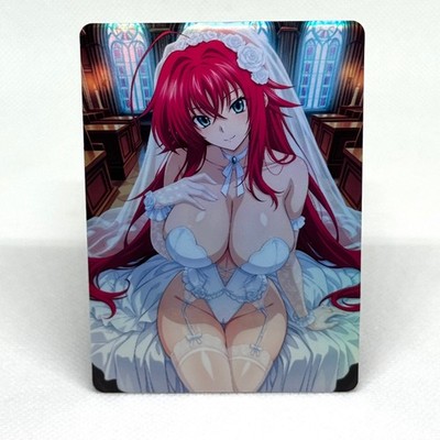 High School DxD Rias Gremory Goddess Anime Waifu ACG Foil Card