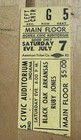 1973 BLACK OAK ARKANSAS RUBY JONES Concert Ticket Stub South Bend Indiana IN Vtg — photo 1