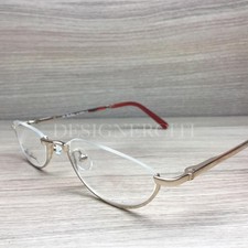 Pierre Cardin PC 6676 Eyeglasses Gold Red Orange J6U Authentic 49mm