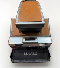 Polaroid SX-70 Land Camera Brown Leather Unte...