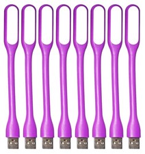 8 Pack Flexible Mini USB LED Lamp Portable Night Light for Power Bank Notebook
