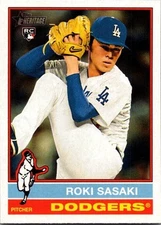 2025 Topps Heritage #224 Roki Sasaki