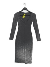 John Lewis Bodycon Midi Dress XS in Black