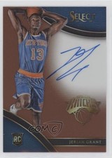 2015-16 Panini Select Rookie Signatures Copper Prizm 9/49 Jerian Grant Auto 9bg