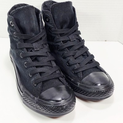Converse Womens 7.0 M All Star Chuck Taylor Hi-Top Black Sneakers 