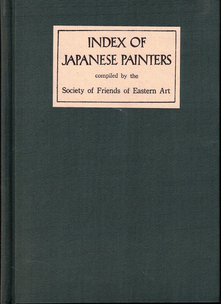 Society of Friends of Eastern Art / Index of Japanese Painters