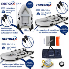 230/330/380 cm Schlauchboot Paddelboot Angelboot Ruderboot Komplettset 2/5/7 Per