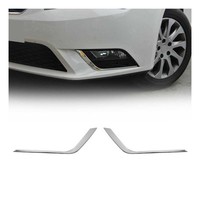 Nebelscheinwerfer Rahmen Umrandung FüR Seat Leon 2012-2017 Edelstahl Chrom 2Tlg