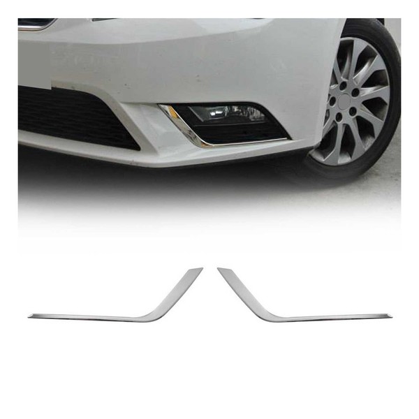Nebelscheinwerfer Rahmen Umrandung FüR Seat Leon 2012-2017 Edelstahl Chrom 2Tlg-image